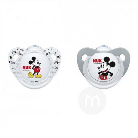 NUK NUK AS Mickey silikon dot 0-6 bulan dua paket versi luar negeri