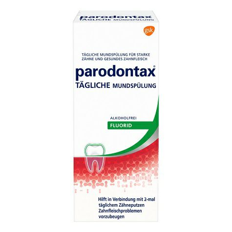 Parodontax Jerman Parodontax Gum Care Daily Mouthwash Versi Luar Negeri