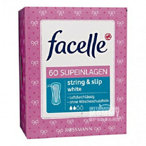 Facelle Germany Facelle sanitary pad bernapas dua tetes dari 60 tablet versi luar negeri