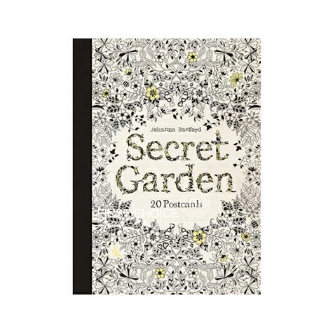 Secret Garden English secret garden Kartu pos asli buatan tangan yang ...