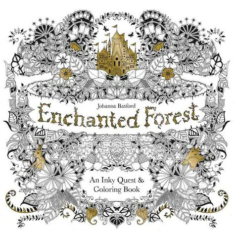 Enchanted Forest Hutan Ajaib Inggris Magic Forest buku gambar mewarnai yang dilukis dengan tangan sekuel Secret Garden e