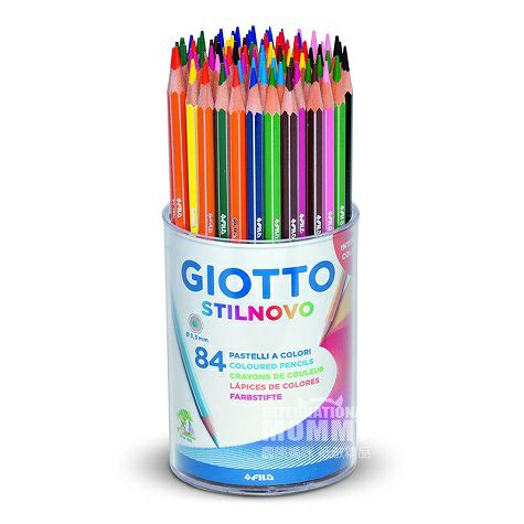 GIOTTO Italy GIOTTO 84 warna log pensil gambar berminyak versi luar negeri