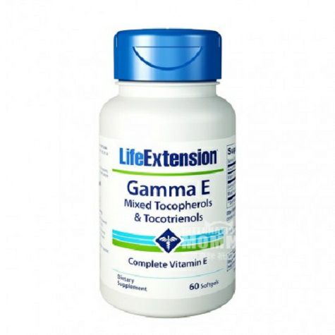Life Extension American Life Extension Gamma Campuran Tokoferol Softgel Versi Luar Negeri