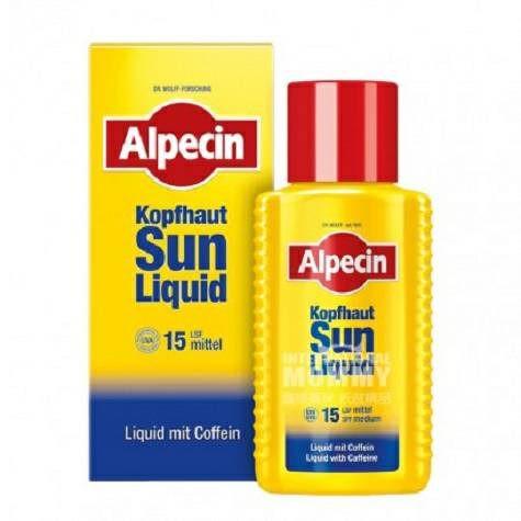 solusi nutrisi anti-kulit kepala tabir surya Jerman Alpecin terbuka * ...