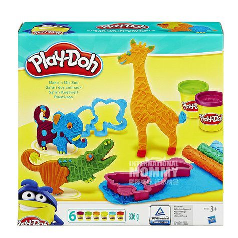 Mainkan Doh American Colorful Animal Park Plasticine Set Versi Luar Ne...