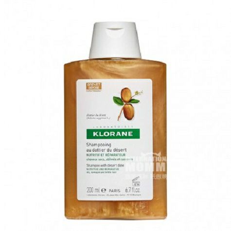 KLORANE French Desert Date Palm Shampoo Bergizi Perbaikan Versi Luar N...