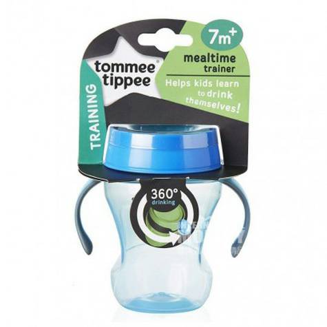 Tommee Tippee British 360 derajat minum cup anti bocor 230ml 7 bulan a...