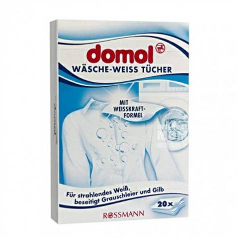 Domol Germany Domol edisi warna pakaian putih dan kertas cerah di luar...