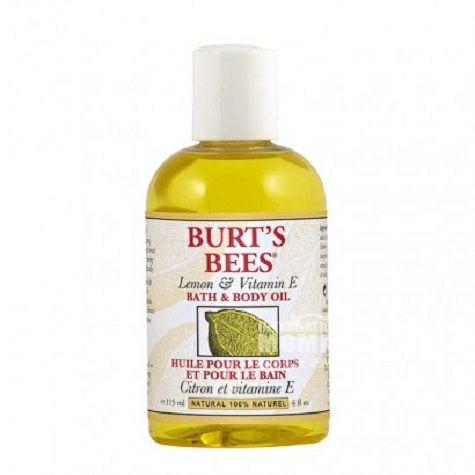 BURT`S BEES American Lemon Essential Oil Bath Massage Oil Versi Luar N...