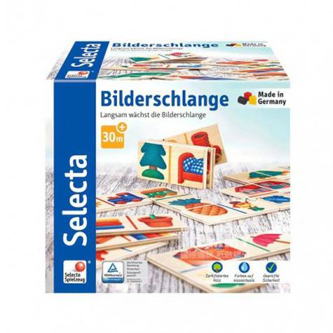 Selecta German Selecta puzzle kayu bayi mainan pendidikan awal versi luar negeri
