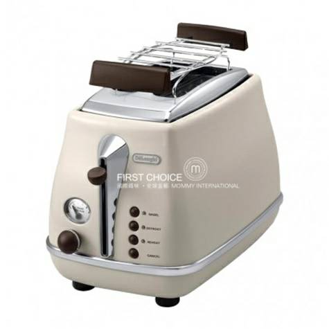 De-Longhi Germany VINTAGE CTOV 2103.BG Toaster Toaster Versi Luar Nege...