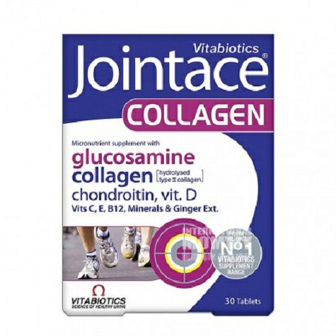 Vitabiotik Tablet British Jointace Collagen Articular Chondroitin Versi Luar Negeri