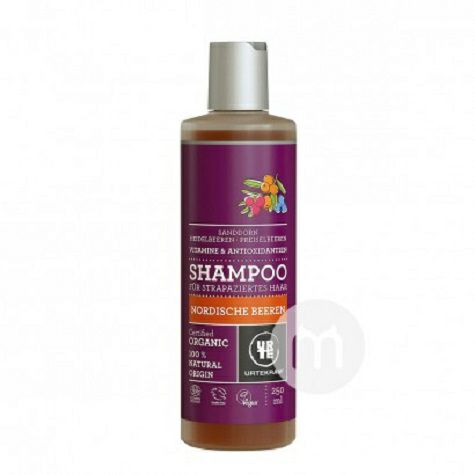 URTEKRAM Danish Nordic Berry Organic Shampoo 250ml Versi Luar Negeri