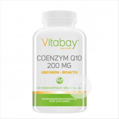 vitabay Jerman vitabay koenzim Q10 kapsul 120 kapsul versi luar negeri