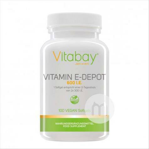 vitabay kapsul vitamin E Jerman vitabay 100 kapsul versi luar negeri