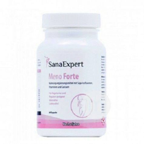 SanaExpert Jerman SanaExpert Wanita Menopausal Multivitamin Soy Isoflavone Capsule Versi Luar Negeri