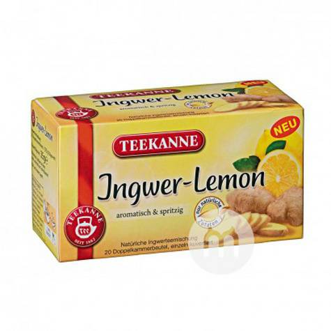TEEKANNE German TEEKANNE Lemon Ginger Tea Overseas Edition