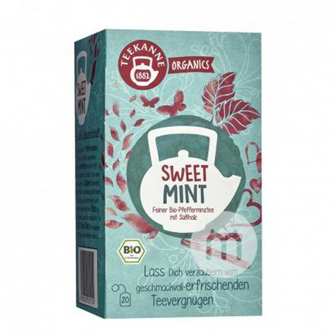 TEEKANNE Jerman TEEKANNE Organic Sweet Mint Tea Versi Luar Negeri