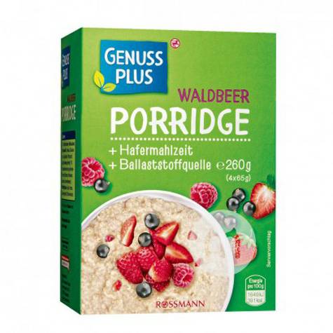 GENUSS PLUS Jerman GENUSS PLUS Forest Berry Oatmeal Overseas Edition