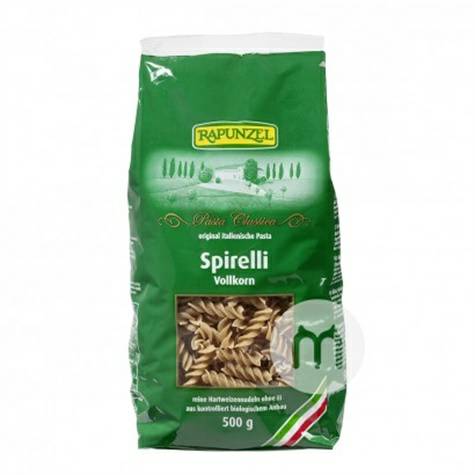 RAPUNZEL Jerman Whole Wheat Spiral Pasta Overseas Version