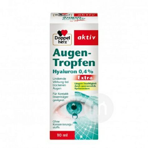 Doppelherz German Eye Care Asam Hyaluronic 0.4% Eye Drop Versi Luar Ne...