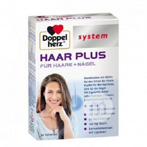 Doppelherz German Hair Nail Nutrition Tablet 30 Tablet Versi Luar Negeri