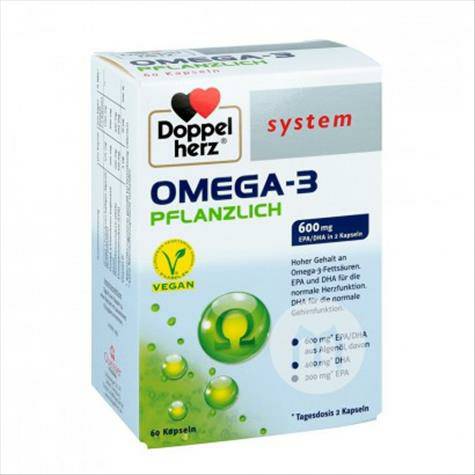Doppelherz Jerman omega-3 kapsul minyak herbal versi luar negeri