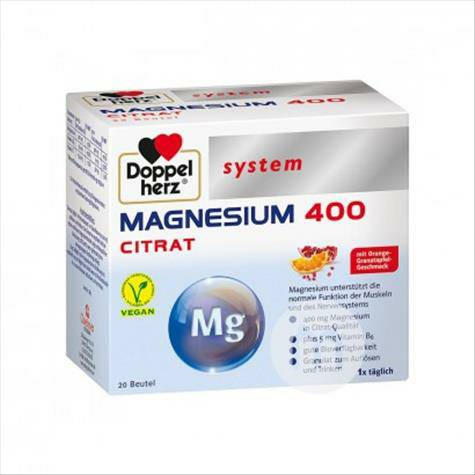 partikel nutrisi vitamin Doppelherz Jerman magnesium jeruk delima rasa...