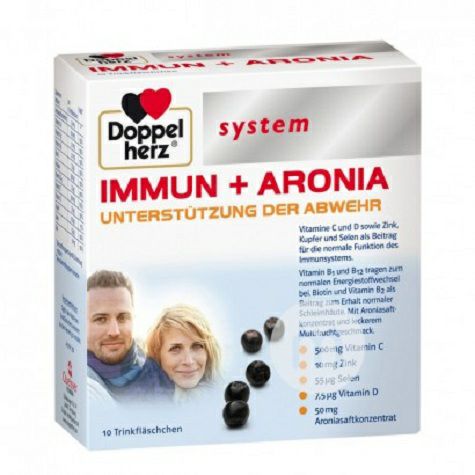 Doppelherz German Immune System Berry Flavoured Ampul 10 Versi Luar Ne...