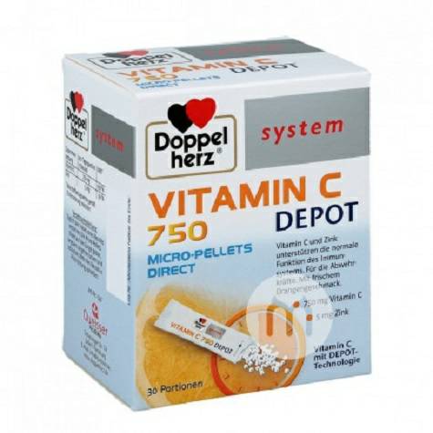 butiran Vitamin C Jerman Doppelherz 30 versi luar negeri