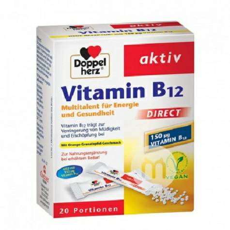 Doppelherz German Vitamin B12 Instan Melting Instan Edisi Luar Negeri
