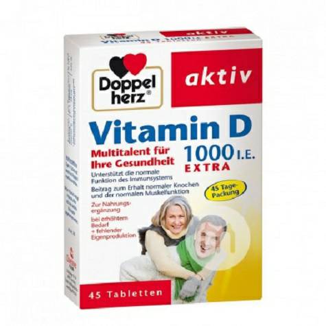Doppelherz Jerman 1000ie Vitamin D Tablet Versi Luar Negeri