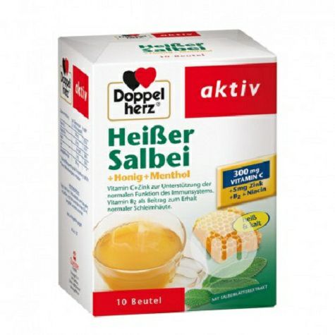 Doppelherz German Honey Mint Throat Lozenges * 3 Versi Luar Negeri