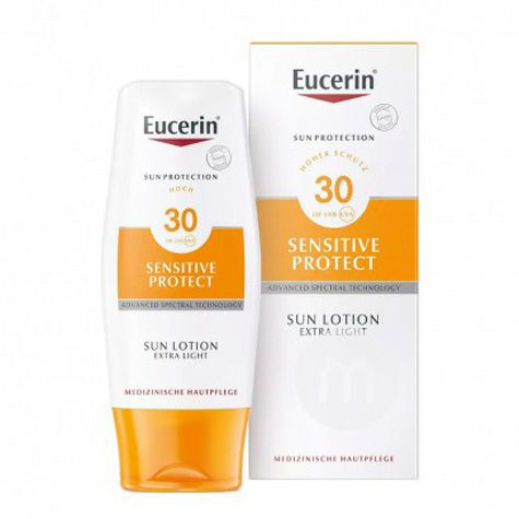 Eucerin Jerman waterproof sunscreen lotion LSF30 150ml versi luar nege...