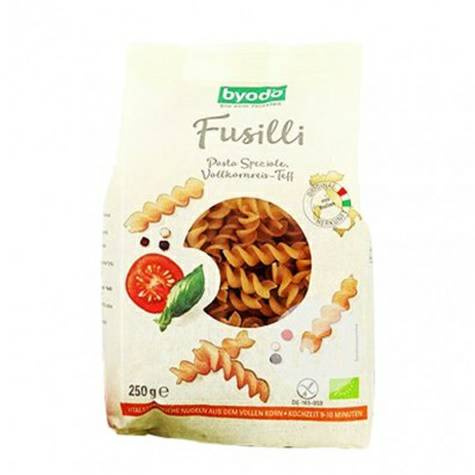 Byodo Italia Byodo Organik Whole Wheat Spiral Pasta 250g Versi Luar Negeri
