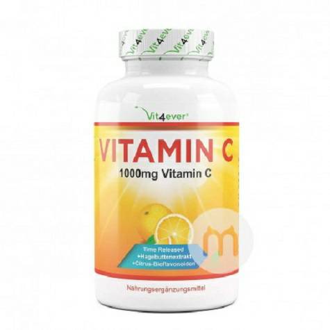 Vit4ever Jerman Vit4ever tablet rilis berkelanjutan vitamin C dosis tinggi 365 versi luar negeri