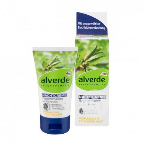 Alverde German Regenerating Night Cream Overseas Edition