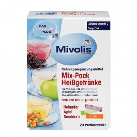Mivolis Jerman Mivolis melengkapi butiran vitamin C * 2 versi luar neg...