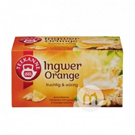 TEEKANNE German TEEKANNE Orange Ginger Tea Overseas Edition