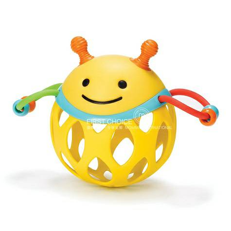SKIP HOP Amerika mainan bayi bola gum tangan rattle bayi bola tangan v...