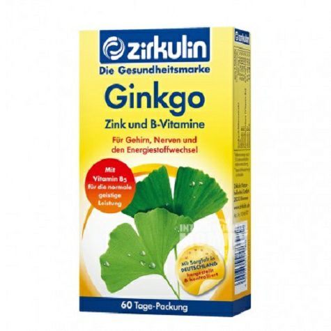 Zirkulin German Ginkgo Leaf Extract Tablets Versi Luar Negeri