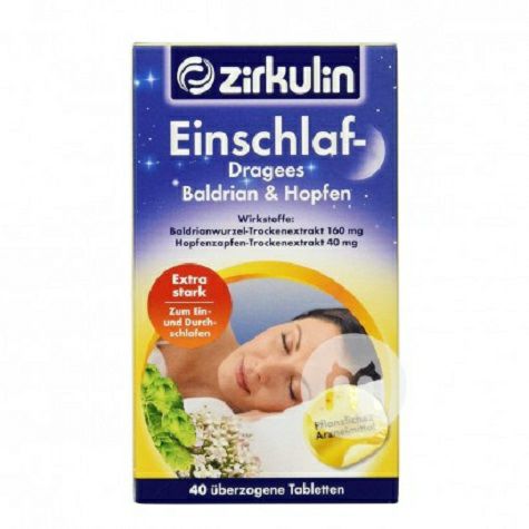 Zirkulin German Pill Sleeping Pill Versi Luar Negeri