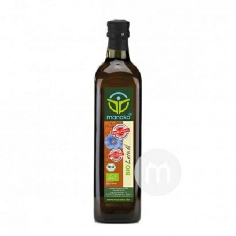 Manako German Flaxseed Oil Organik Edisi Luar Negeri