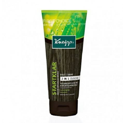 Kneipp Shampo 2-in-1 Herbal Alami Jerman dan Pembasuh Tubuh Versi Luar...