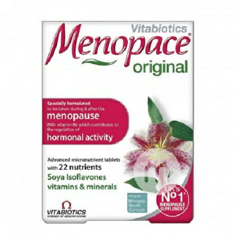 Vitabiotics Menopace Tablet Nutrisi Menopause Seksual Wanita Versi Luar Negeri