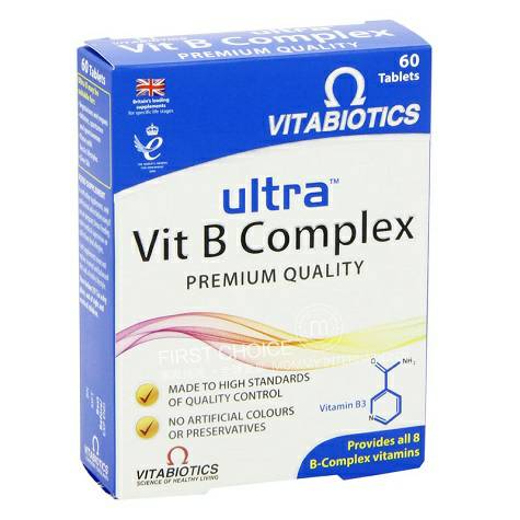Vitabiotics Versi Inggris Ultra Fortified Vitamin B Luar Negeri