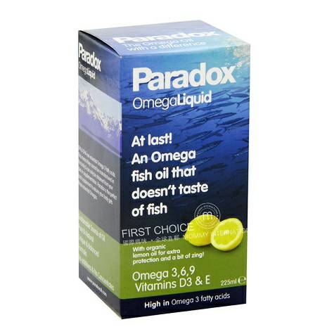 Paradox Inggris Minyak Ikan Laut Dalam Cair Edisi Luar Negeri