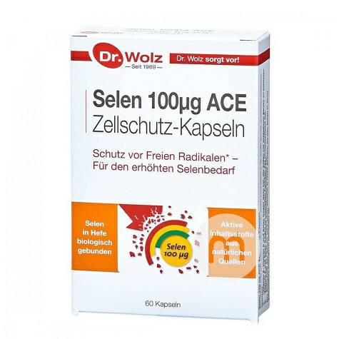 Dr. Wolz German Selenium Vitamin A C E Kapsul Versi Luar Negeri