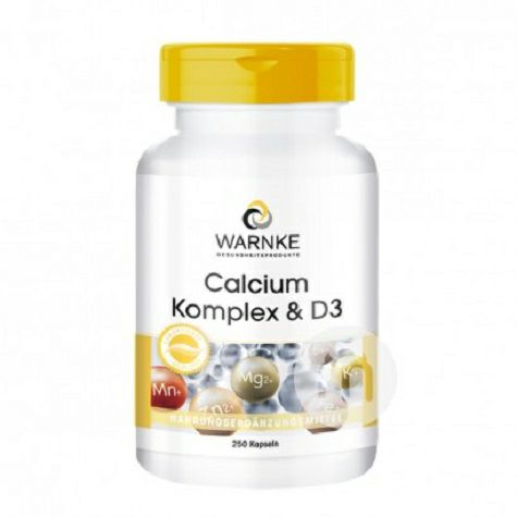 WARNKE German Adult Complex Calcium Tablets 250 Kapsul Versi Luar Negeri