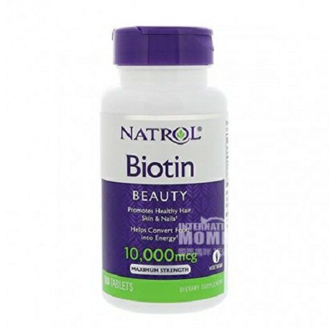 NATROL Biotin Biotin Tablet Suplemen Nutrisi Rambut Versi Luar Negeri